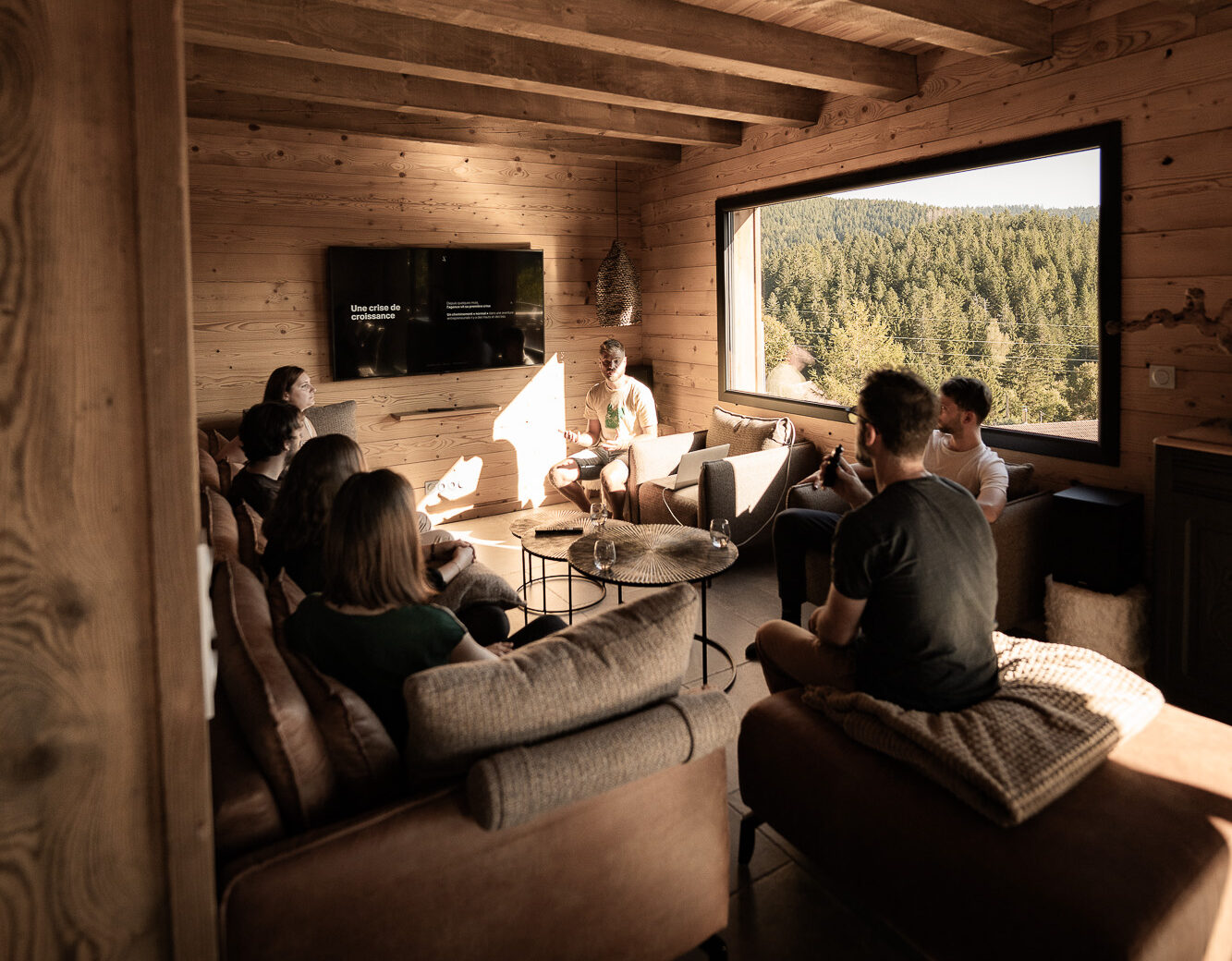 Ein Teambuilding oder ein Firmenseminar in einem Chalet Mune in den Vogesen, eine brillante Idee